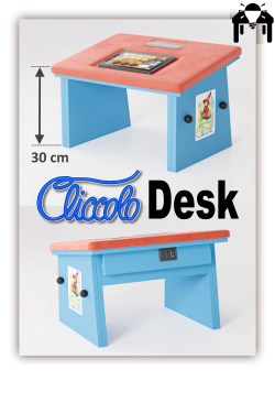 Cliccolo Desk - Banco morbido scuola infanzia